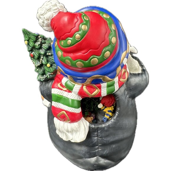 Tradition Vintage Porcelain Christmas Musical Penguin Spinning Music Box - Picture 3 of 6